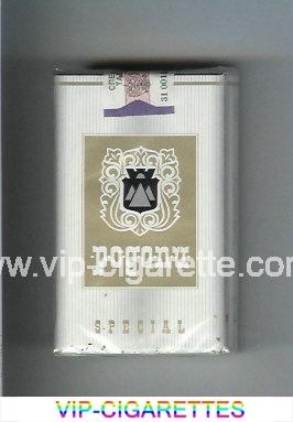 Rodopi Special cigarettes grey and gold soft box
