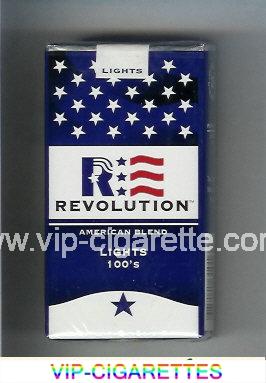 Revolution Lights 100s American Blend cigarettes soft box