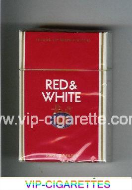 Red and White cigarettes hard box