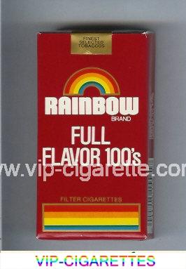 Rainbow Brand Full Flavor 100s cigarettes soft box