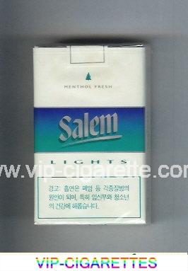 Salem Lights with line Menthol Fresh cigarettes soft box