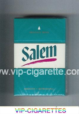 Salem Menthol Fresh with red line cigarettes hard box