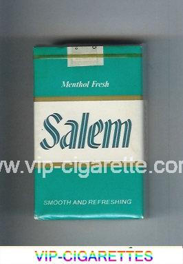 Salem Menthol Fresh green and white and green cigarettes soft box