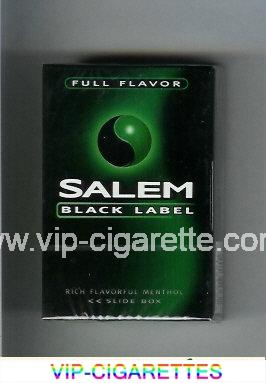 Salem Black Label Full Flavor cigarettes hard box