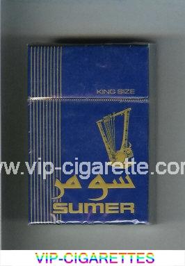 Sumer Cigarettes blue hard box