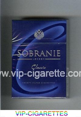 Sobranie London 'C' Classic cigarettes hard box