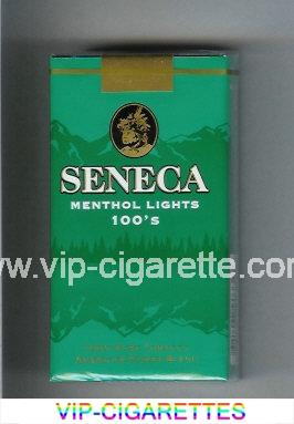 Seneca Menthol Lights 100s cigarettes soft box