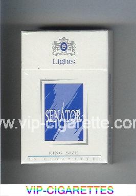 Senator Lights cigarettes hard box