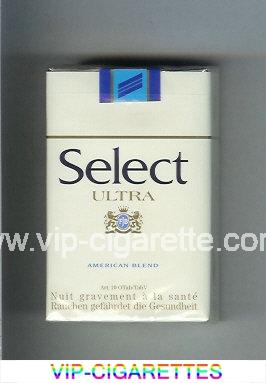 Select Ultra American Blend cigarettes soft box
