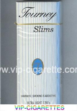 Tourney Slims Ultra Light 120s Cigarettes hard box