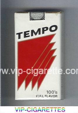 Tempo 100s Full Flavor cigarettes soft box