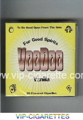 Voodoo Vanilla cigarettes wide flat hard box