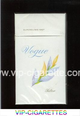 Vogue Superslims 100s Filter cigarettes hard box