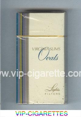 Virginia Slims Ovals Lights Filters 100s cigarettes soft box