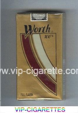 Worth Full Flavor 100s Cigarettes soft box