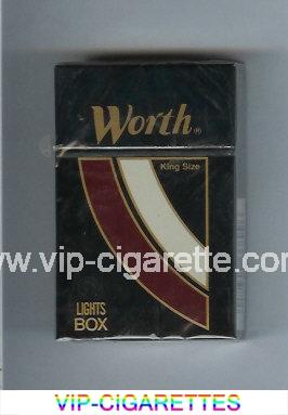 Worth Lights Cigarettes hard box