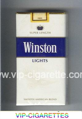 Winston Lights 100s cigarettes soft box