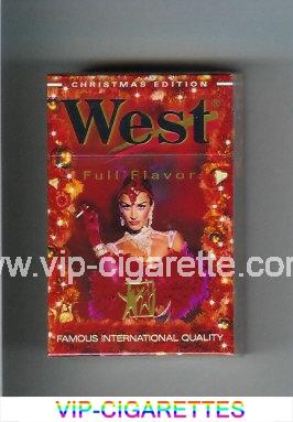West 'R' Full Flavor Christman Edition 20 cigarettes hard box