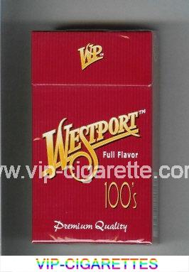 Westport Full Flavor Premium Quality 100s cigarettes hard box