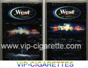 West In Space 2 cigarettes hard box