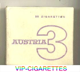 Austria 3 cigarettes