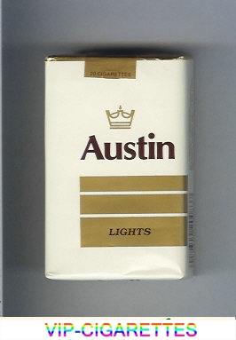 Austin Lights cigarettes with lines