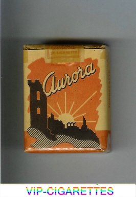 Aurora with sun cigarettes Italy