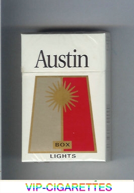 Austin Lights box cigarettes
