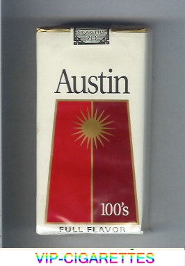 Austin 100s cigarettes Full Flavor red