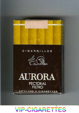 Aurora pectoral filtro cigarettes