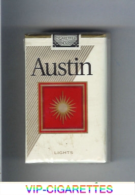 Austin Lights cigarettes with square soft box