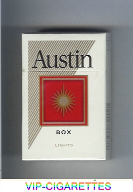 Austin Lights cigarettes with square