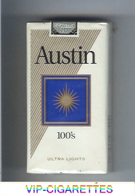 Austin 100s Ultra Lights cigarettes