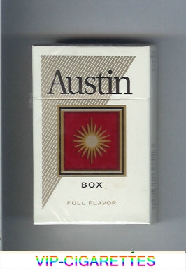 Austin Full Flavor box cigarettes with square