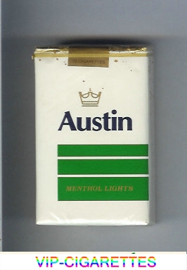 Austin Menthol Lights cigarettes