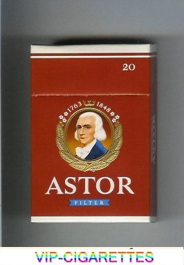 Astor Filter cigarettes 1763 - 1848