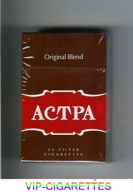 Astra Original Blend brown cigarettes