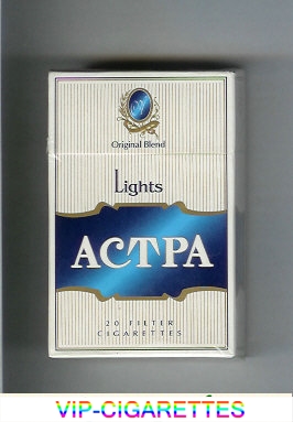 Astra Original Blend Lights cigarettes