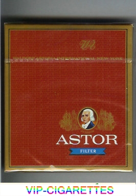 Astor Filter cigarettes Waldorf Astoria International 100