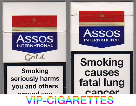 Assos International Gold cigarettes