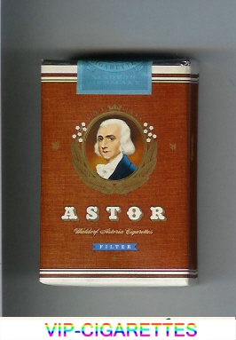 Astor Filter cigarettes 1763-1848 Waldorf Astoria