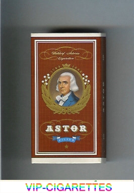 Astor Filter Cigarettes Waldorf Astoria 1763-1848