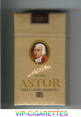 Astor 100s Cigarettes Finest Luxury 1763-1848