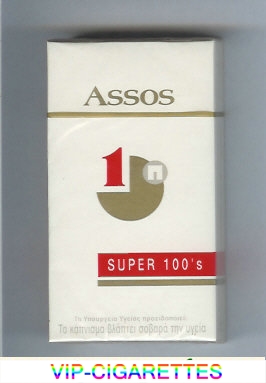 Assos super 100s cigarettes