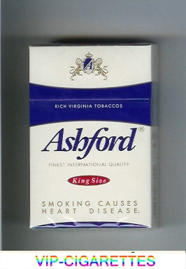 Ashford king size cigarettes