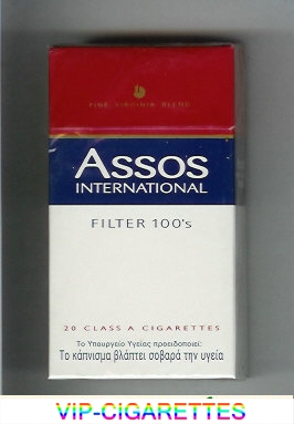 Assos International Filter 100s cigarettes