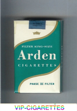 Arden filter cigarettes