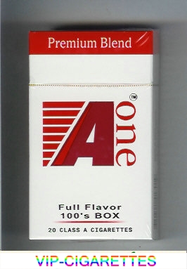 A One 100s Premium Blend Full Flavor cigarettes