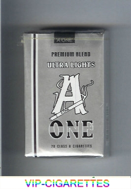 A One Premium Blend Ultra Lights cigarettes