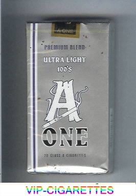 A One 100s cigarettes (Premium Blend Ultra Light)